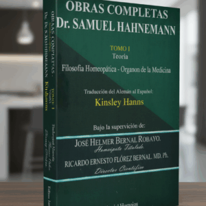 OBRAS COMPLETAS Dr. SAMUEL HAHNEMANN - TOMO I